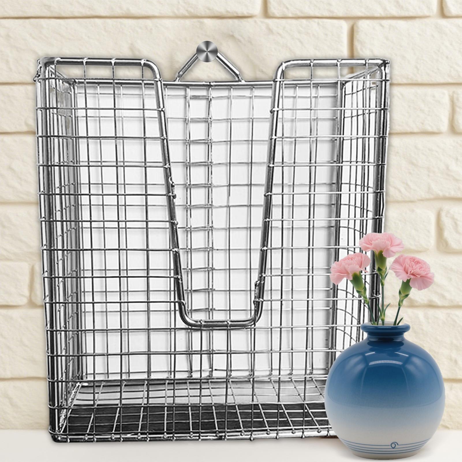 Hanging Planter Basket - スタッグホーンシダ取り付けキット ステンレス製壁掛けプランターバスケット 垂直吊り下げスタッグホーンシダプランターブラケット