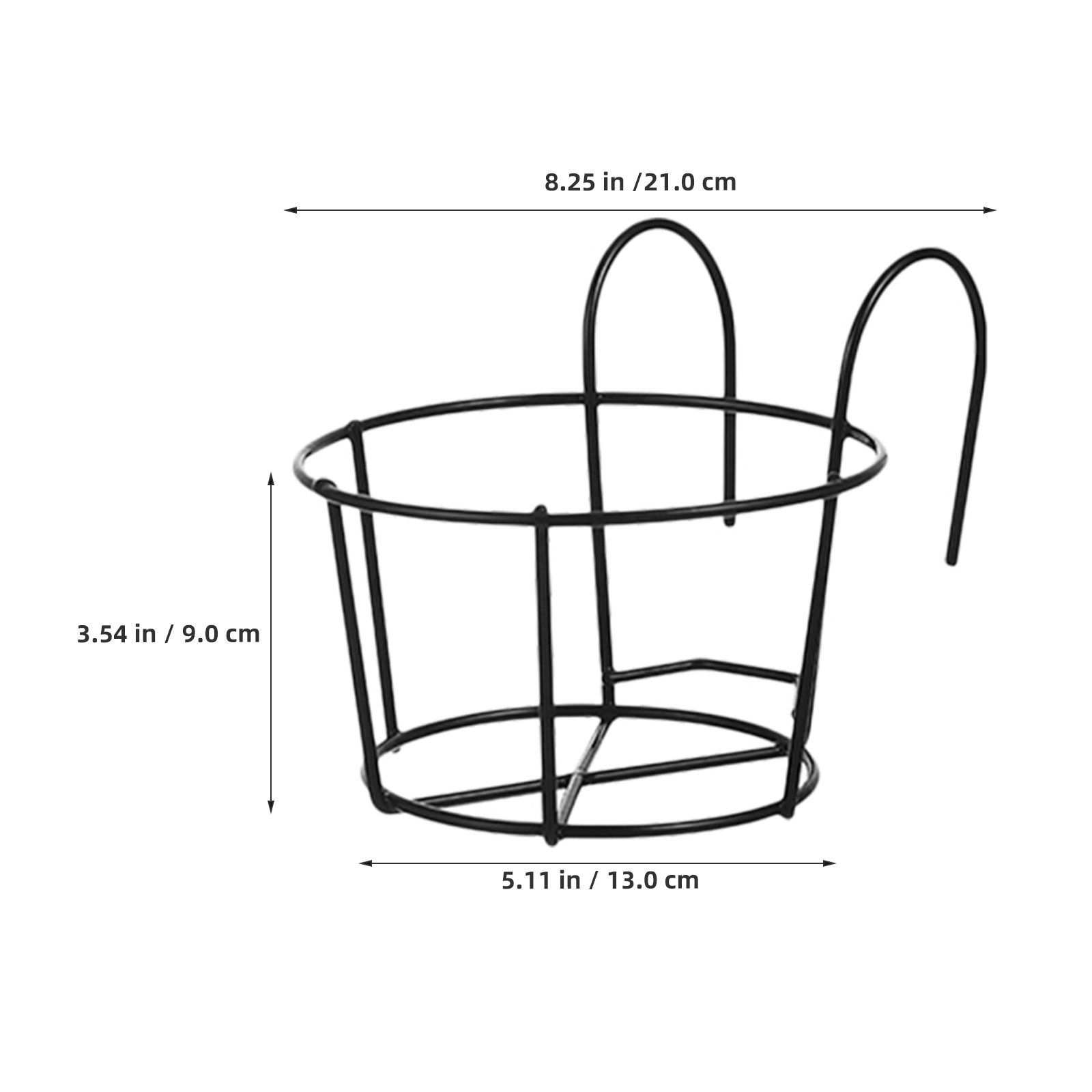 4個入り 鉄製吊り下げ式植木鉢ラック 丸型プランターバスケッ - Hanging Planter Basket のレビューと価格