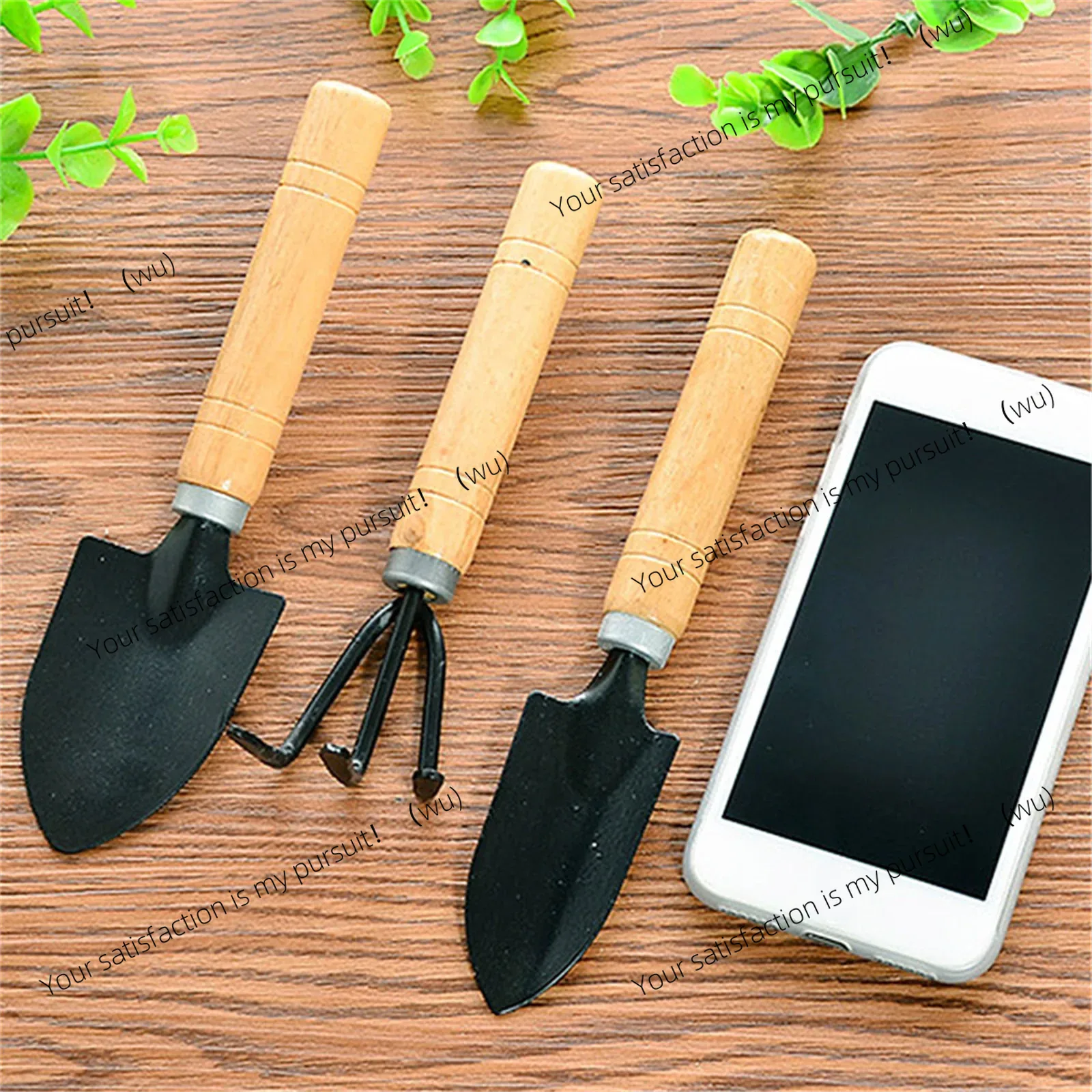 3ピースミニガーデンツールセット、多肉植物や盆栽の手入れ用木 - Gardening Tools Gift Ideas のレビューと価格