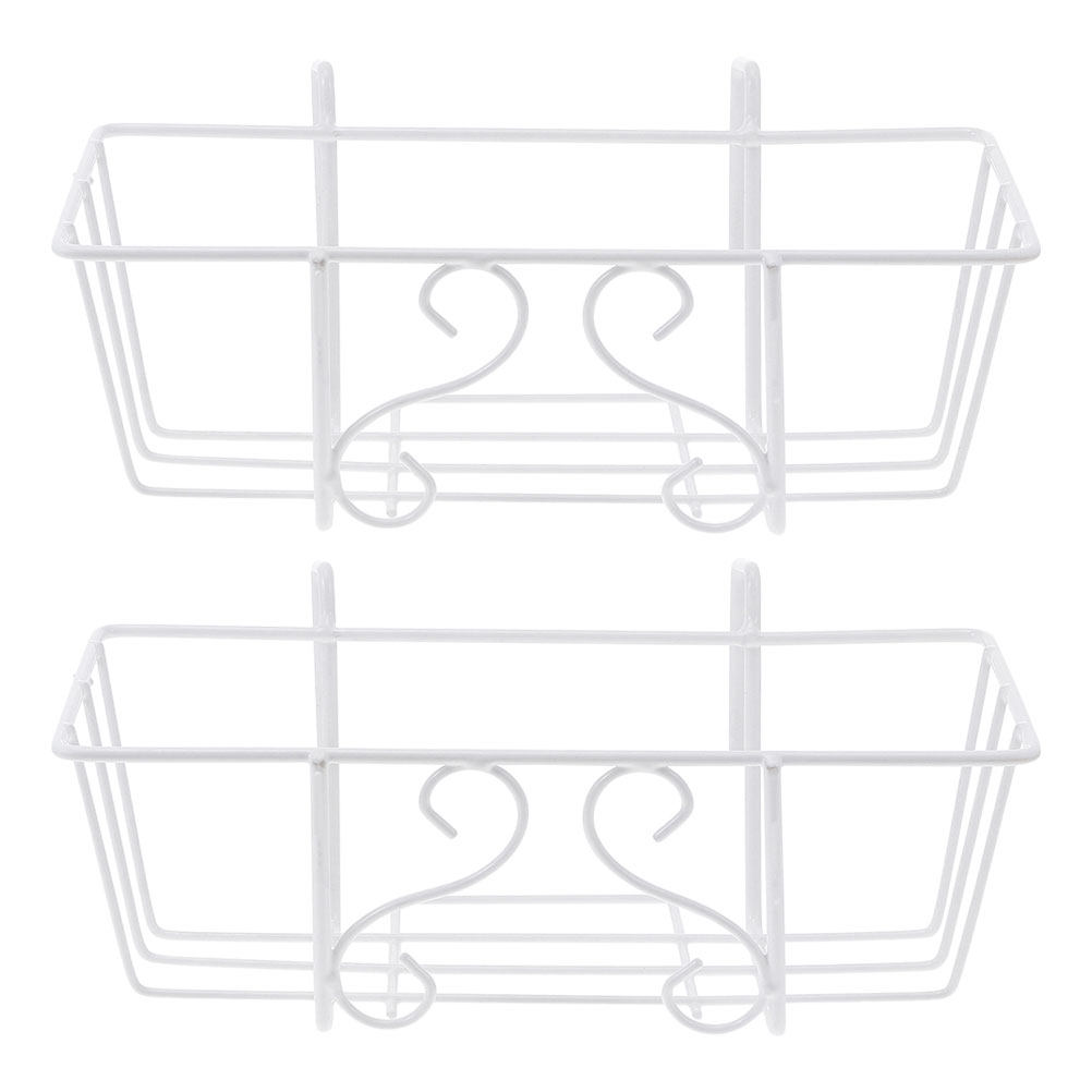 2個セット バルコニー吊り下げ式植木鉢ラック 丈夫な鉄製植物 - Hanging Planter Basket のレビューと価格